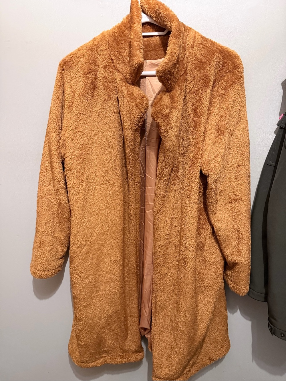 Cozy Teddy Coat in Camel